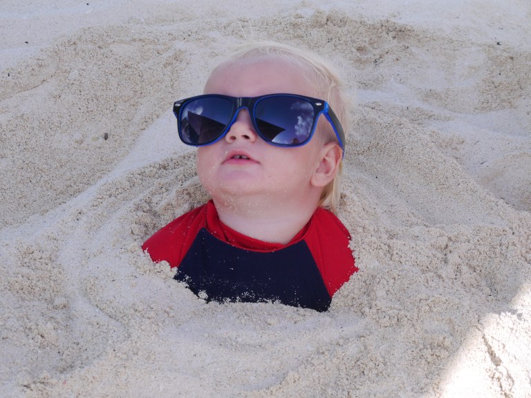 Cool Jed in sand - Travellingminstrel.wordpress.com #