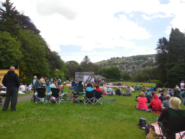 Big screen in the park - Travellingminstrel #3
