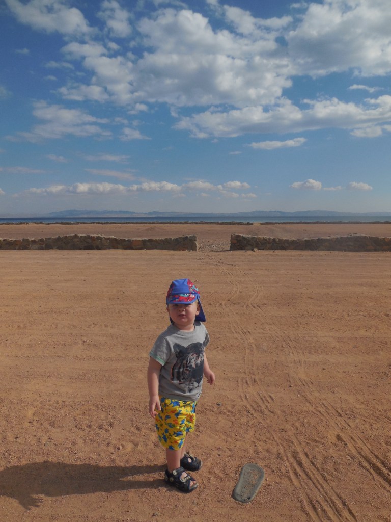 Jed on the beach - Travellingminstrel # 