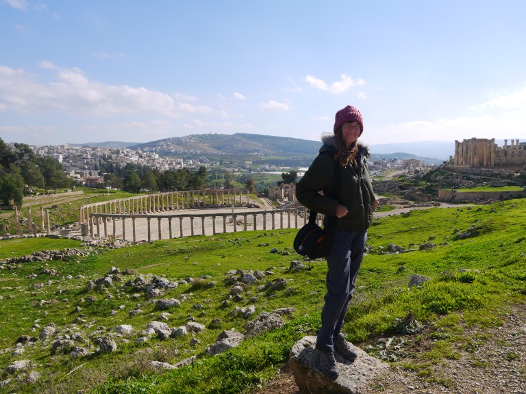 Mum with the Oval Plaza - Travellingminstrel #