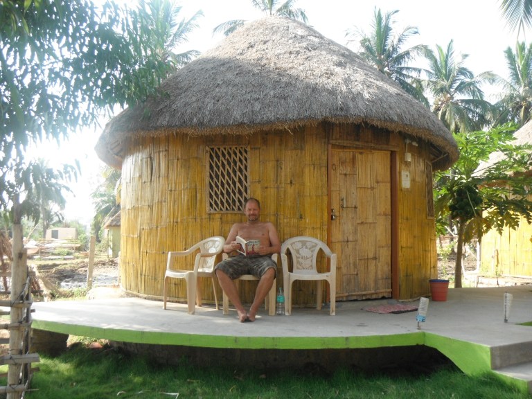 Our hut in Hampi - Travellingminstrel #