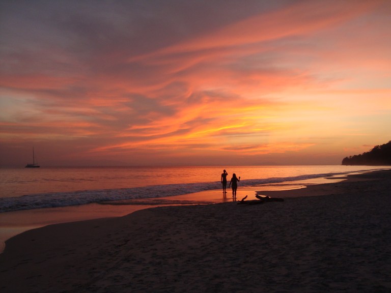 Sun set on beach Havelock - Travellingminstrel.com #