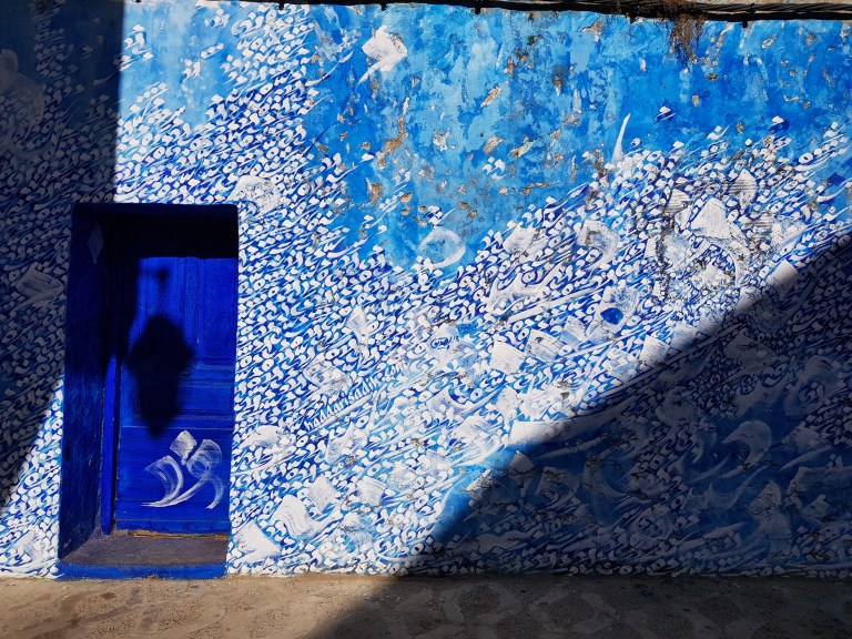 mural blue